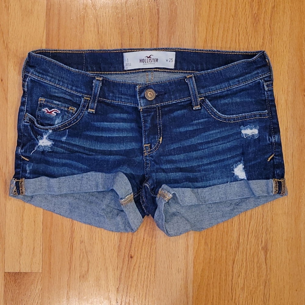 Hollister Distressed Jean Shorts